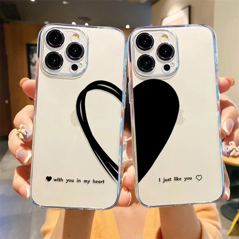 Matching Heart Phone Cases