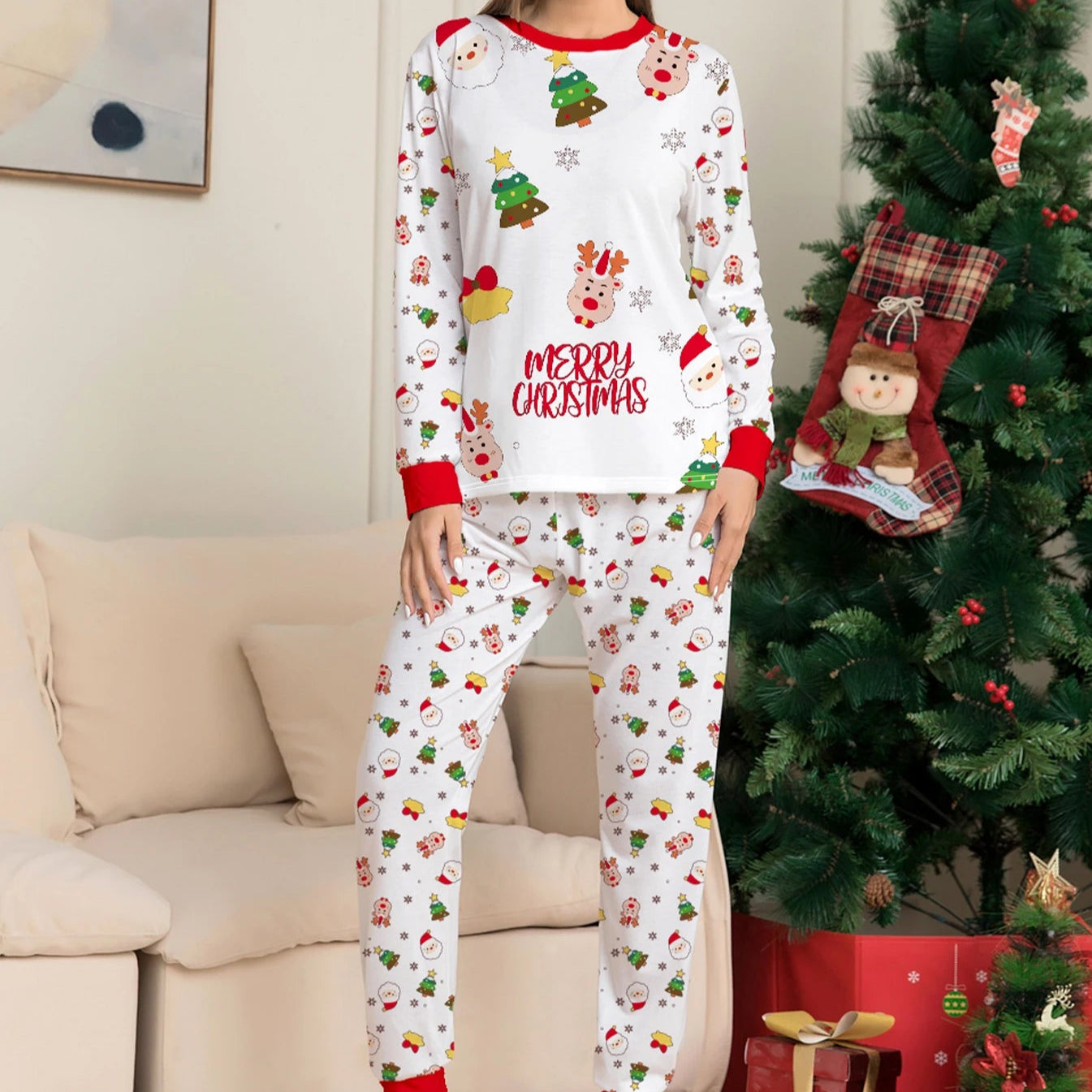 Matching Pajamas Christmas Couples