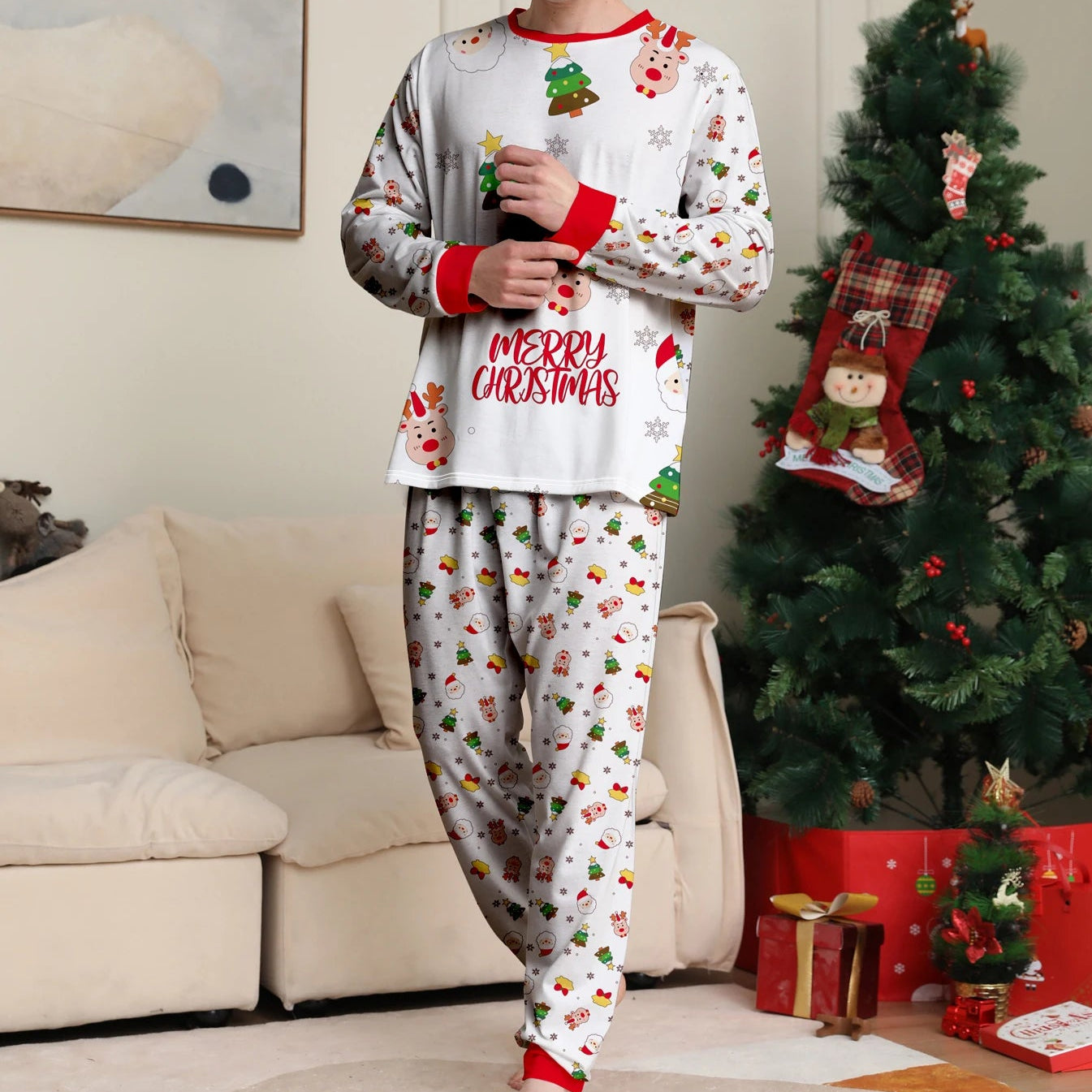 Matching Pajamas Christmas Couples