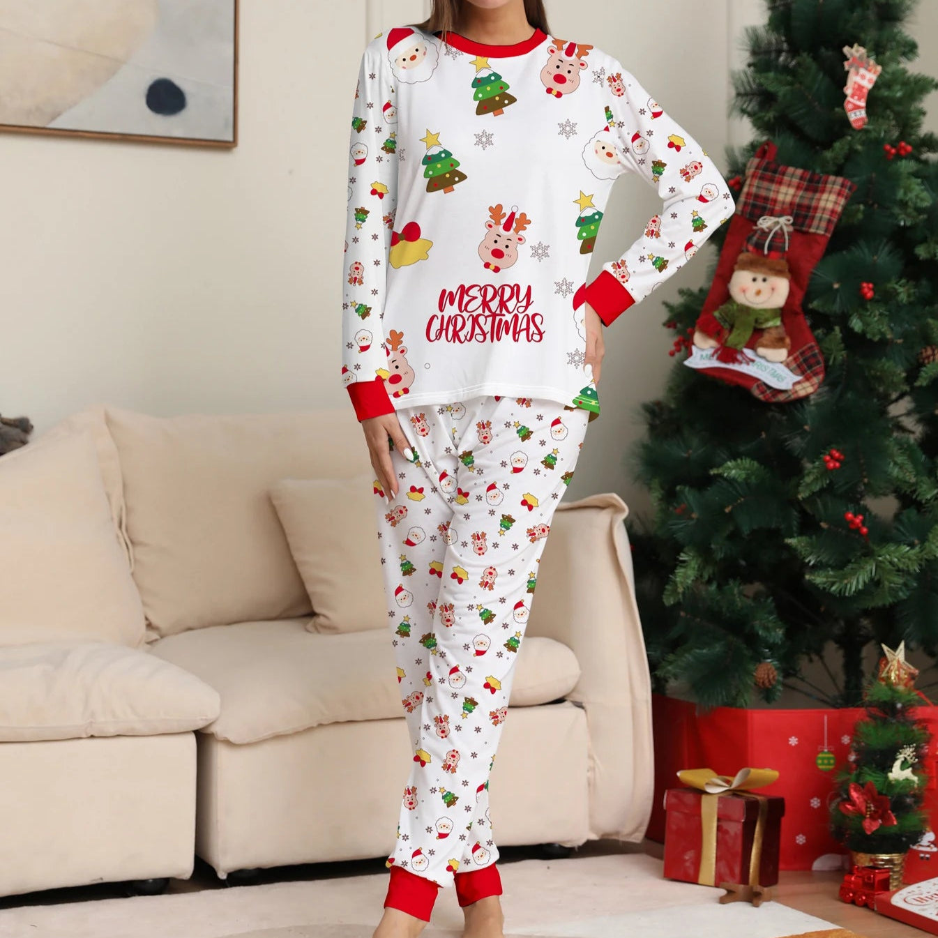 Matching Pajamas Christmas Couples