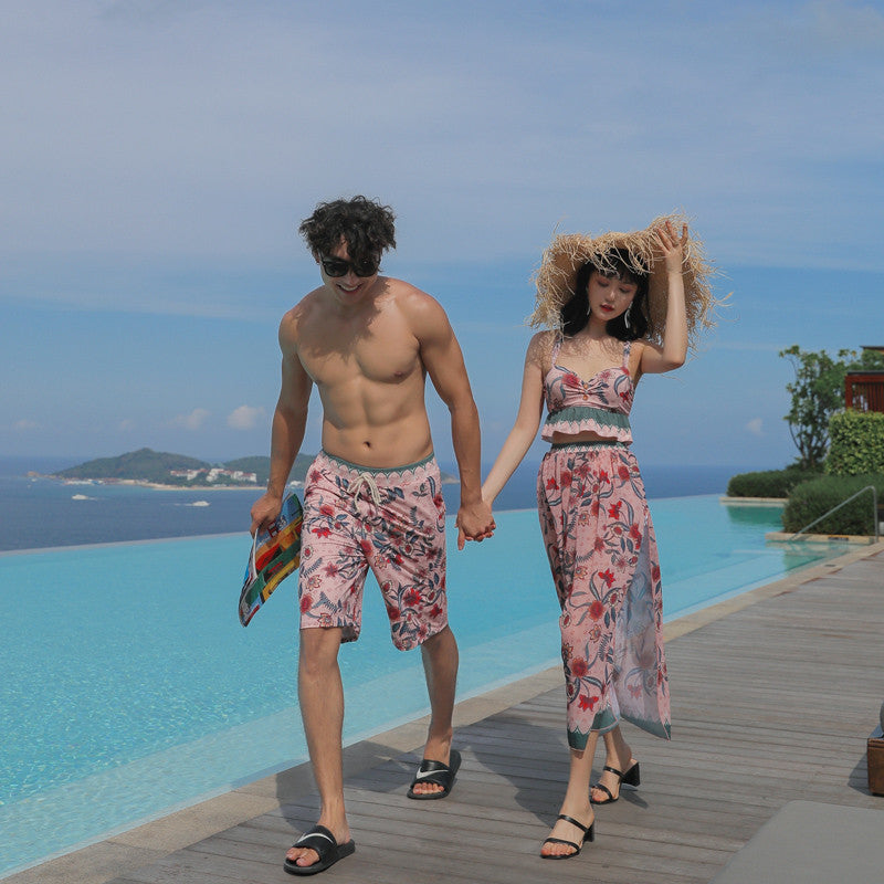 Matching couple swimwear set