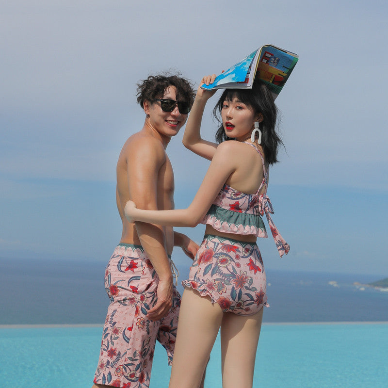 Matching couple swimwear set