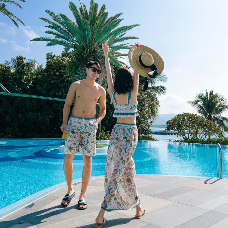 Matching couple swimwear set