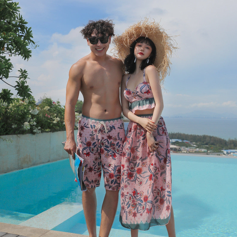 Matching couple swimwear set