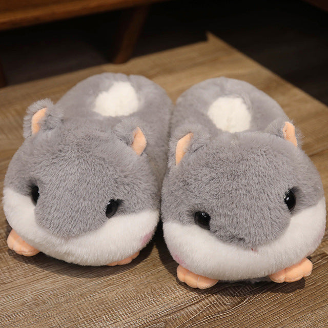 Matching plush slipper