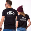 Matching shirts The king and his queen