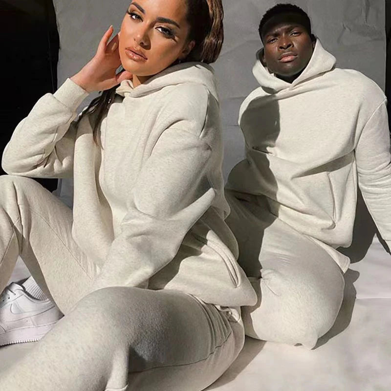 Matching sweatsuits for couples