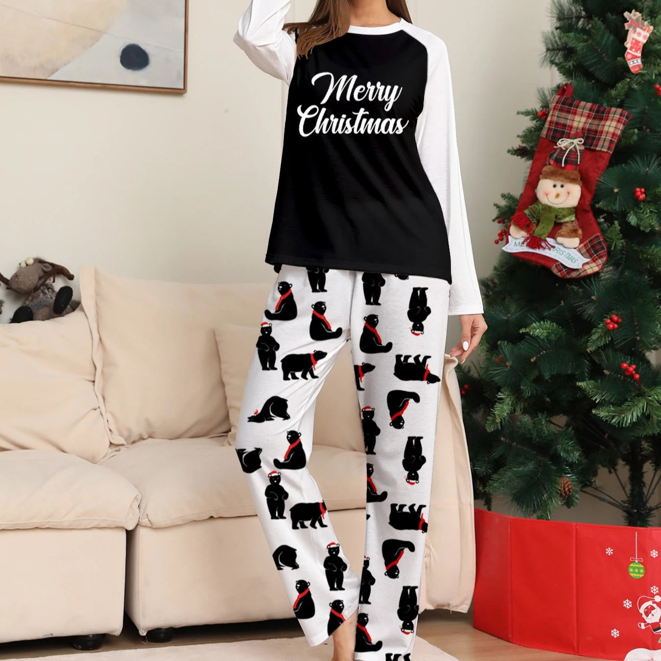 Merry Christmas Couple Pajamas