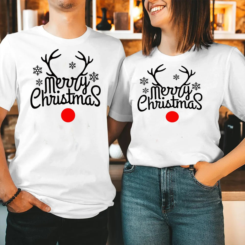 Merry Christmas Couple Shirt
