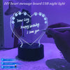 Message Board 3D Nightlight