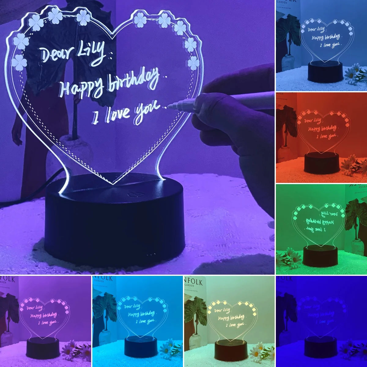Message Board 3D Nightlight