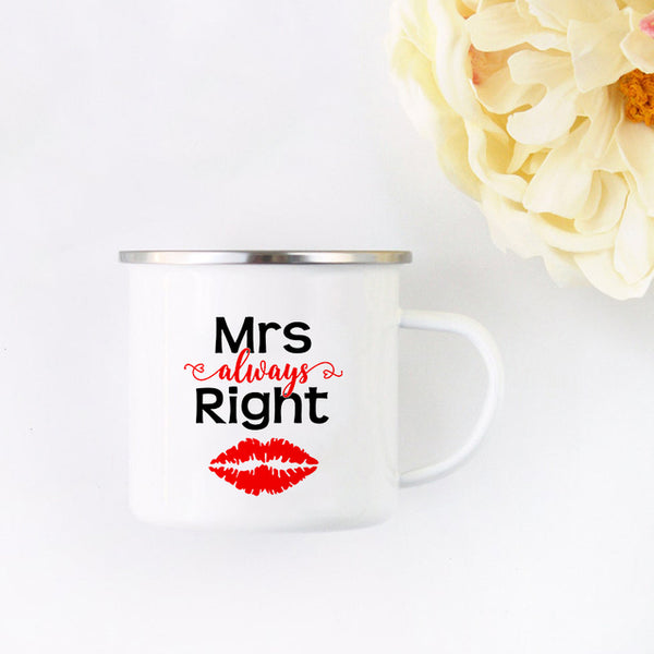 Tazza in Porcellana, Mr Right & Mrs Always Right - Leroy Merlin