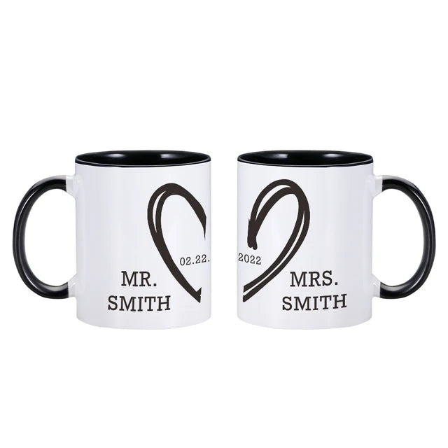 Mr &amp; Mrs Coffee Mugs