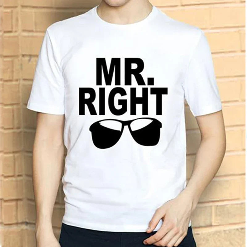 Mr Right Mrs Always Right Shirts