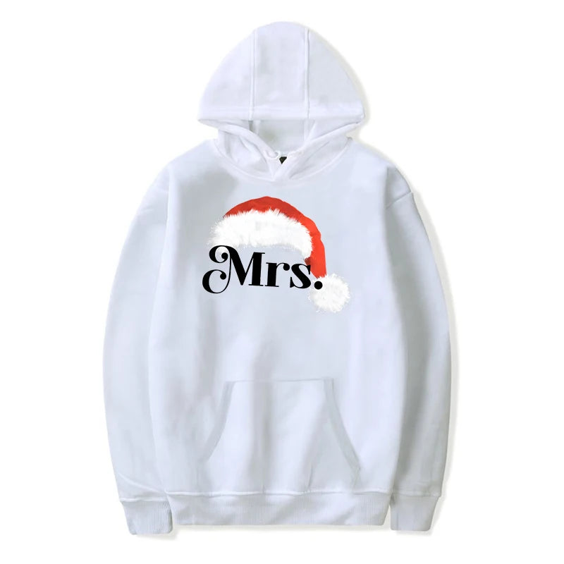 Mr and Mrs Christmas Hoodies
