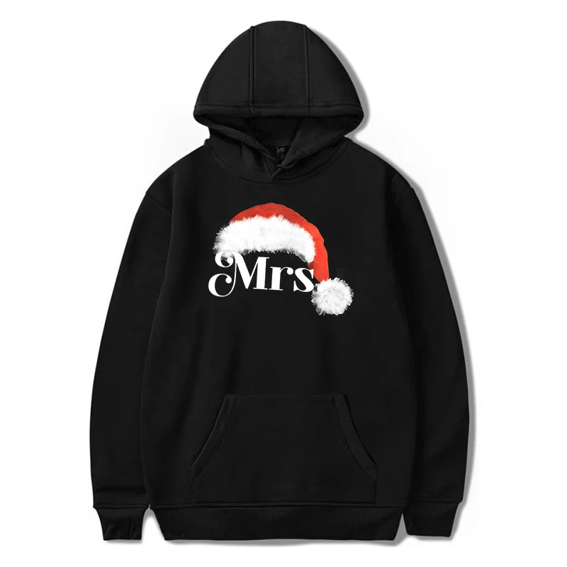 Mr and Mrs Christmas Hoodies