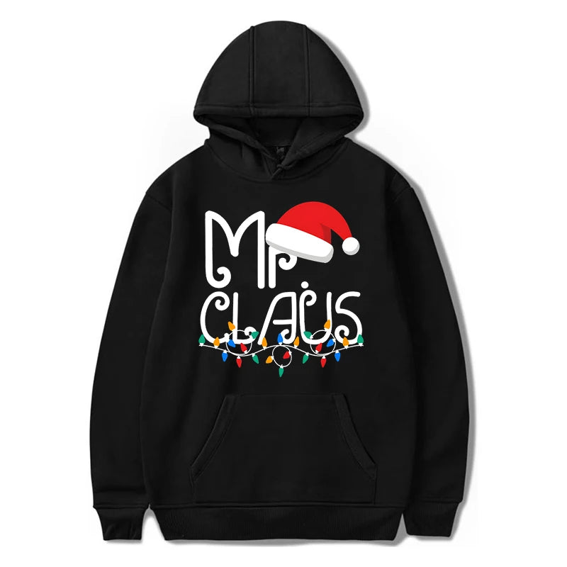 Mr and Mrs Claus Hoodies