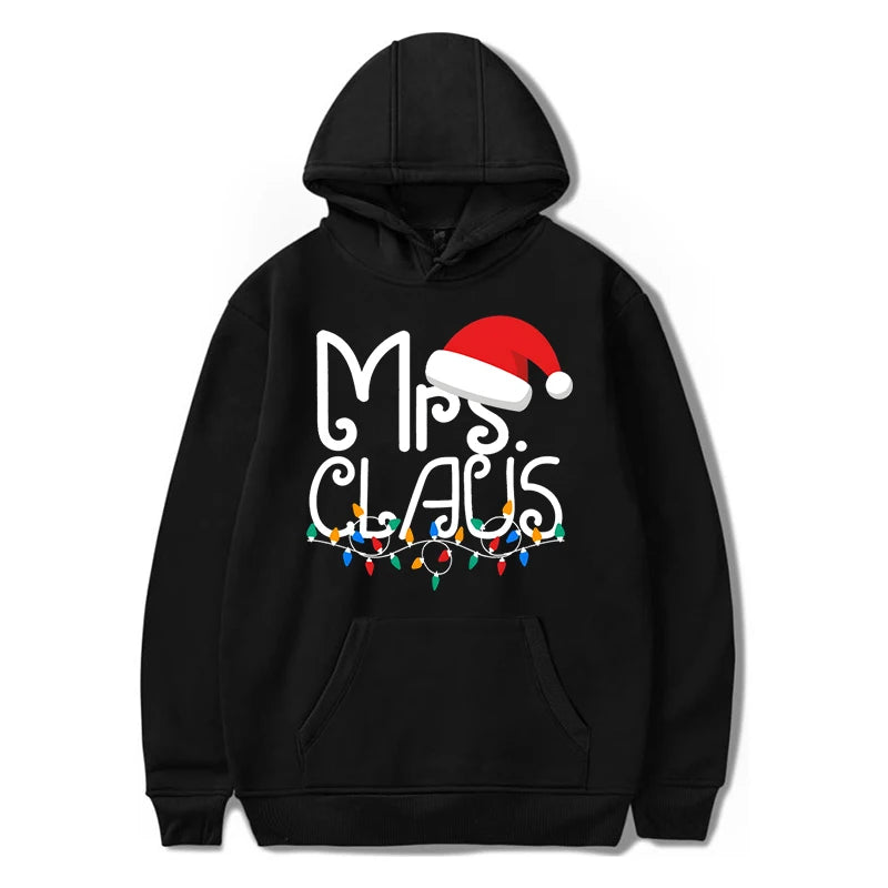 Mr and Mrs Claus Hoodies