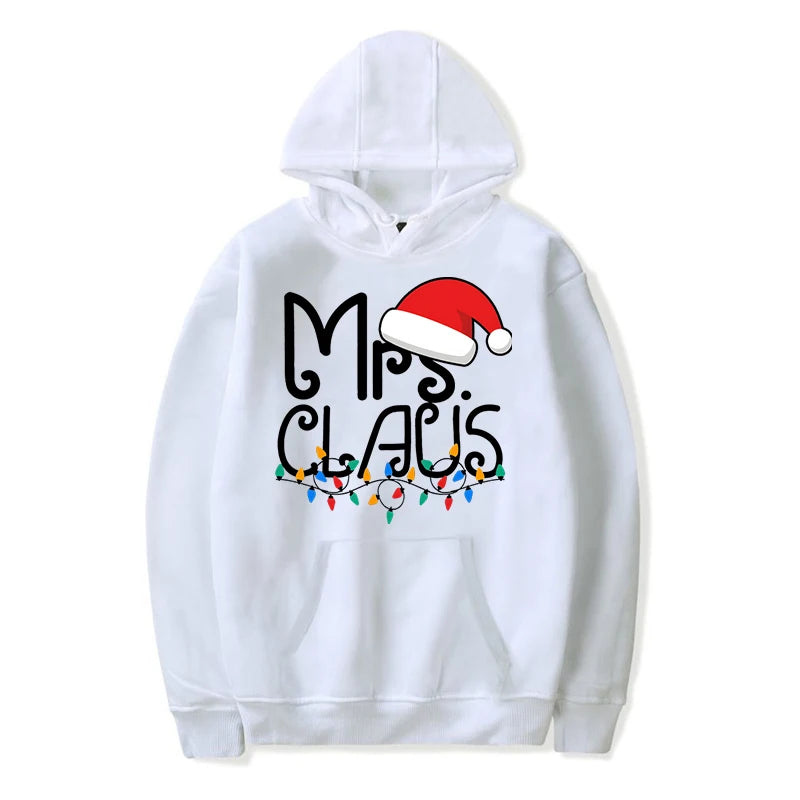 Mr and Mrs Claus Hoodies
