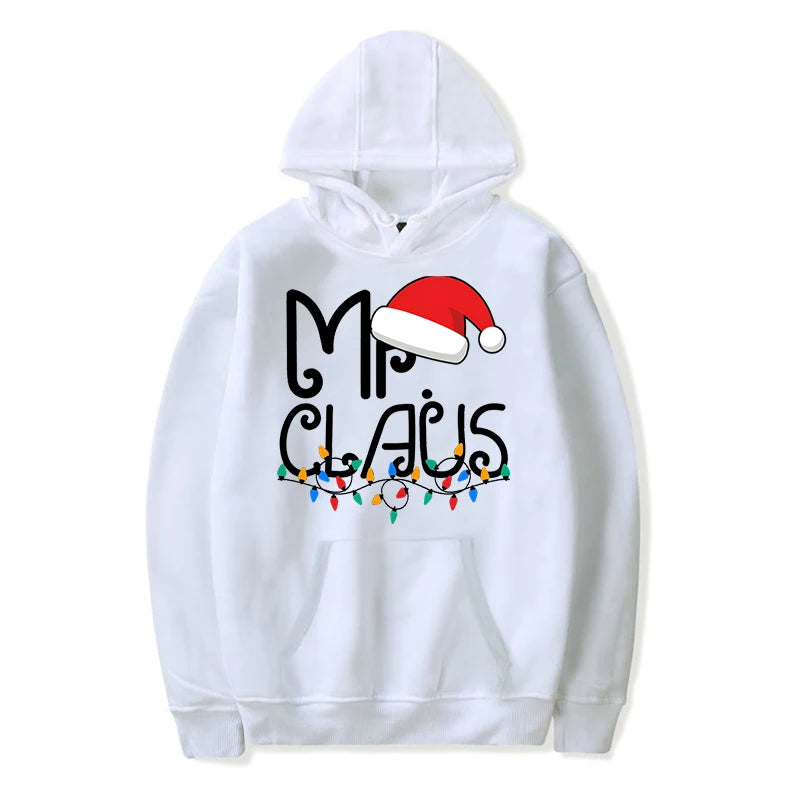 Mr and Mrs Claus Hoodies