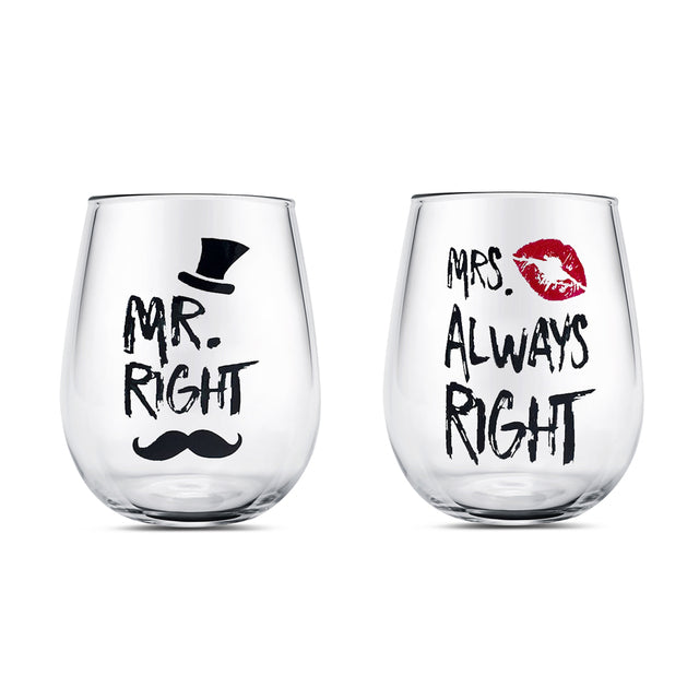 Mr and Mrs Always Right Mugs