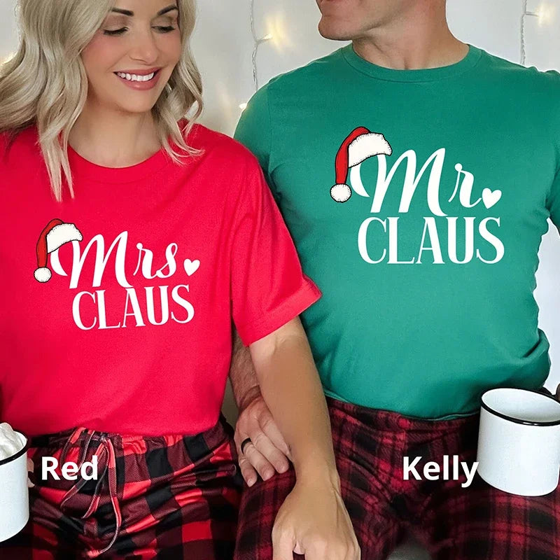 mr and mrs claus shirts