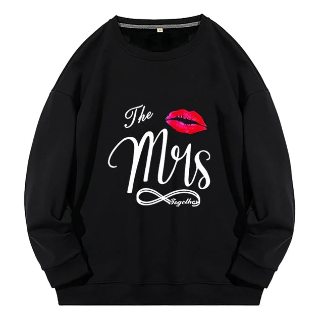 Mr and mrs online sweatshirts