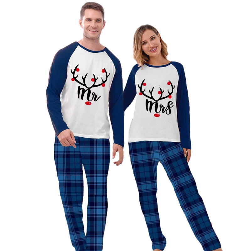 Mr and Mrs Matching Christmas Pajamas