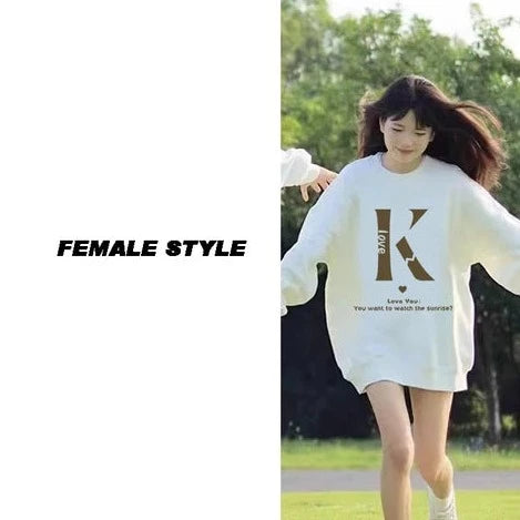 Ok Matching Couple Sweatshirts