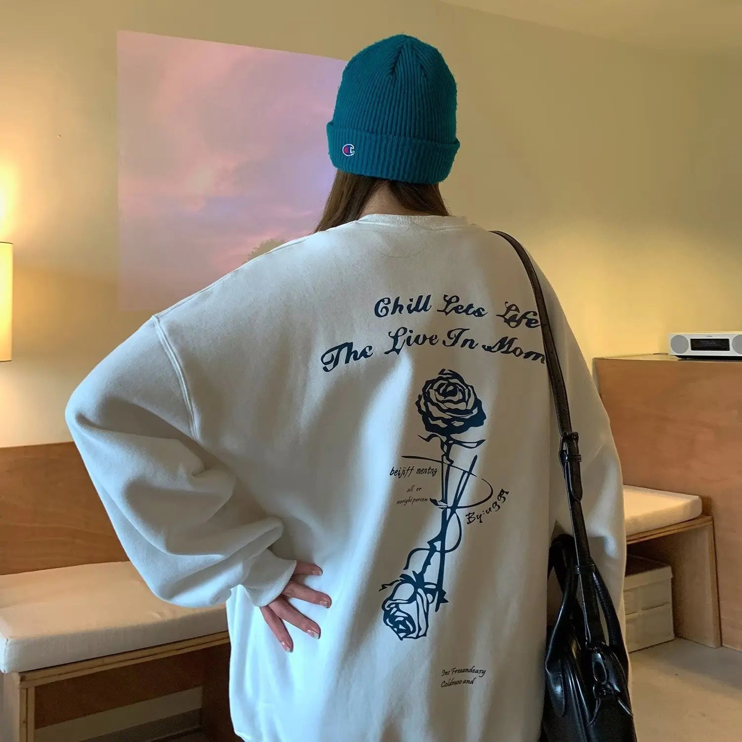 Oversized Matching Sweatshirt