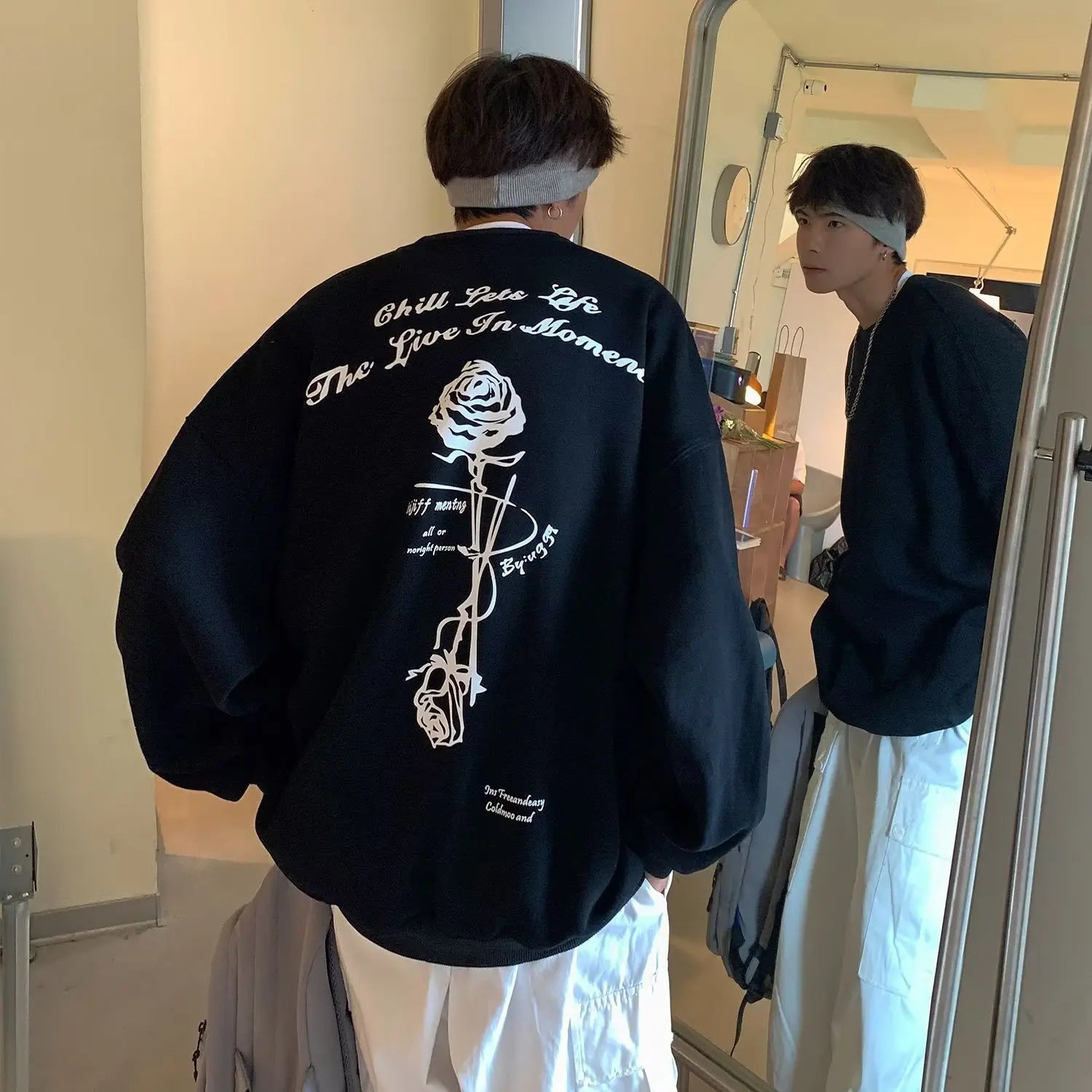 Oversized Matching Sweatshirt