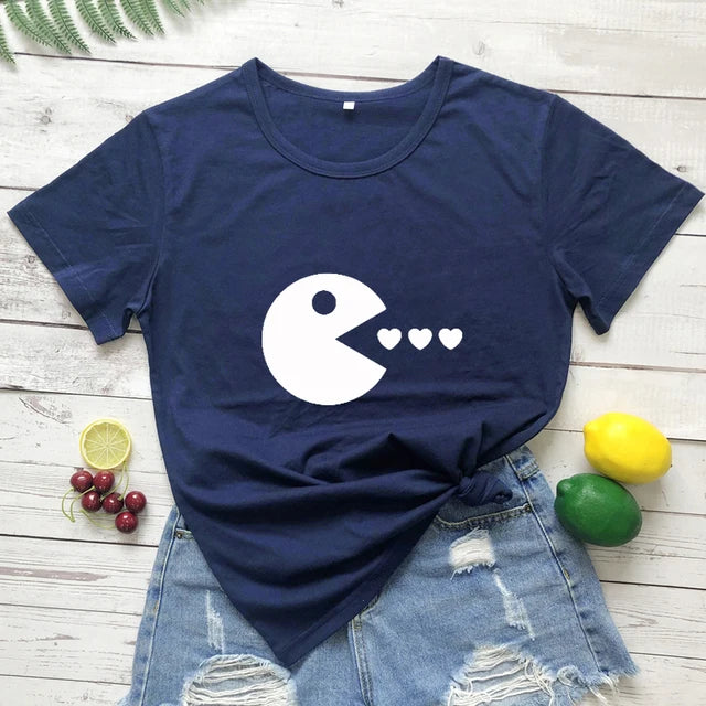 Pacman Funny Couples Shirts