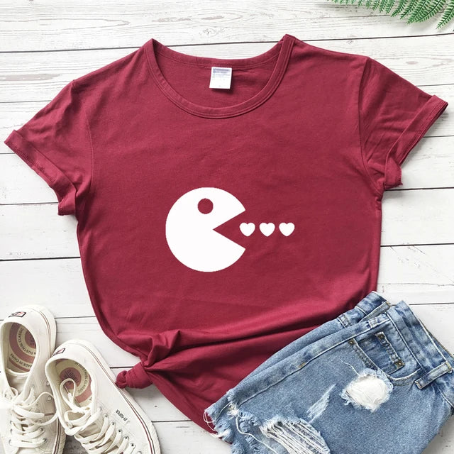 Pacman Funny Couples Shirts