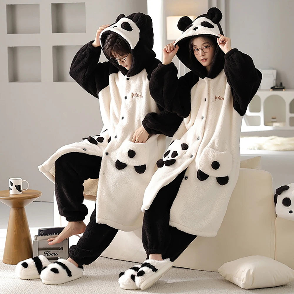 Panda Matching Onesies for Couples