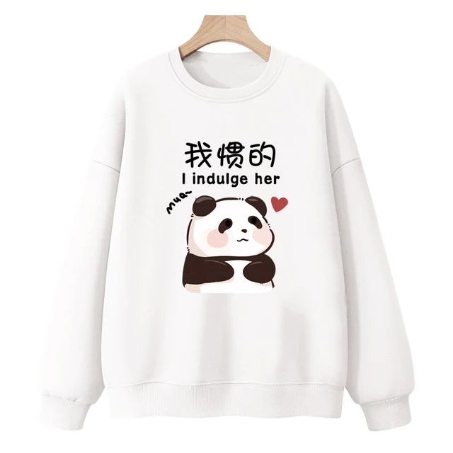 Panda Matching Sweatshirt for Couples