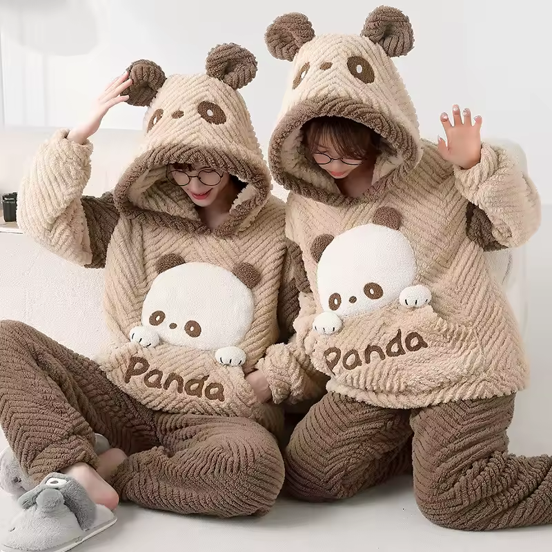 Panda Onesies for Couples