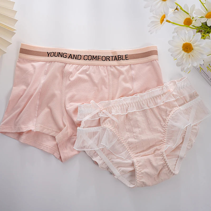 Pastel Matching Couple Underwear