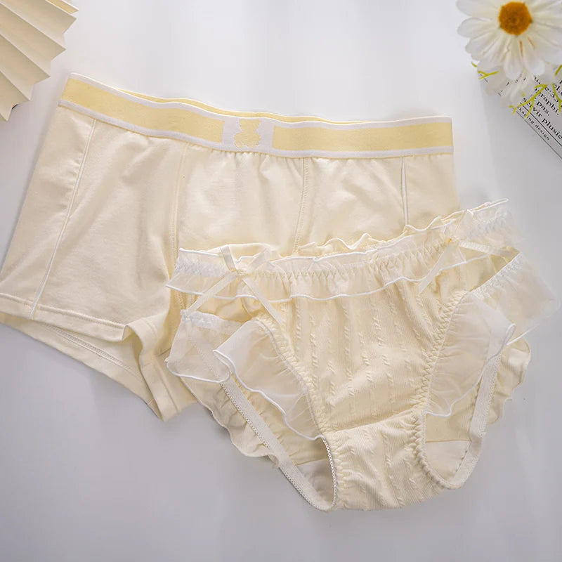 Pastel Matching Couple Underwear