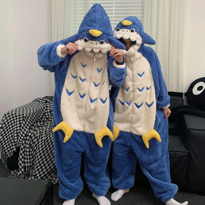 Penguin Onesie for Couple