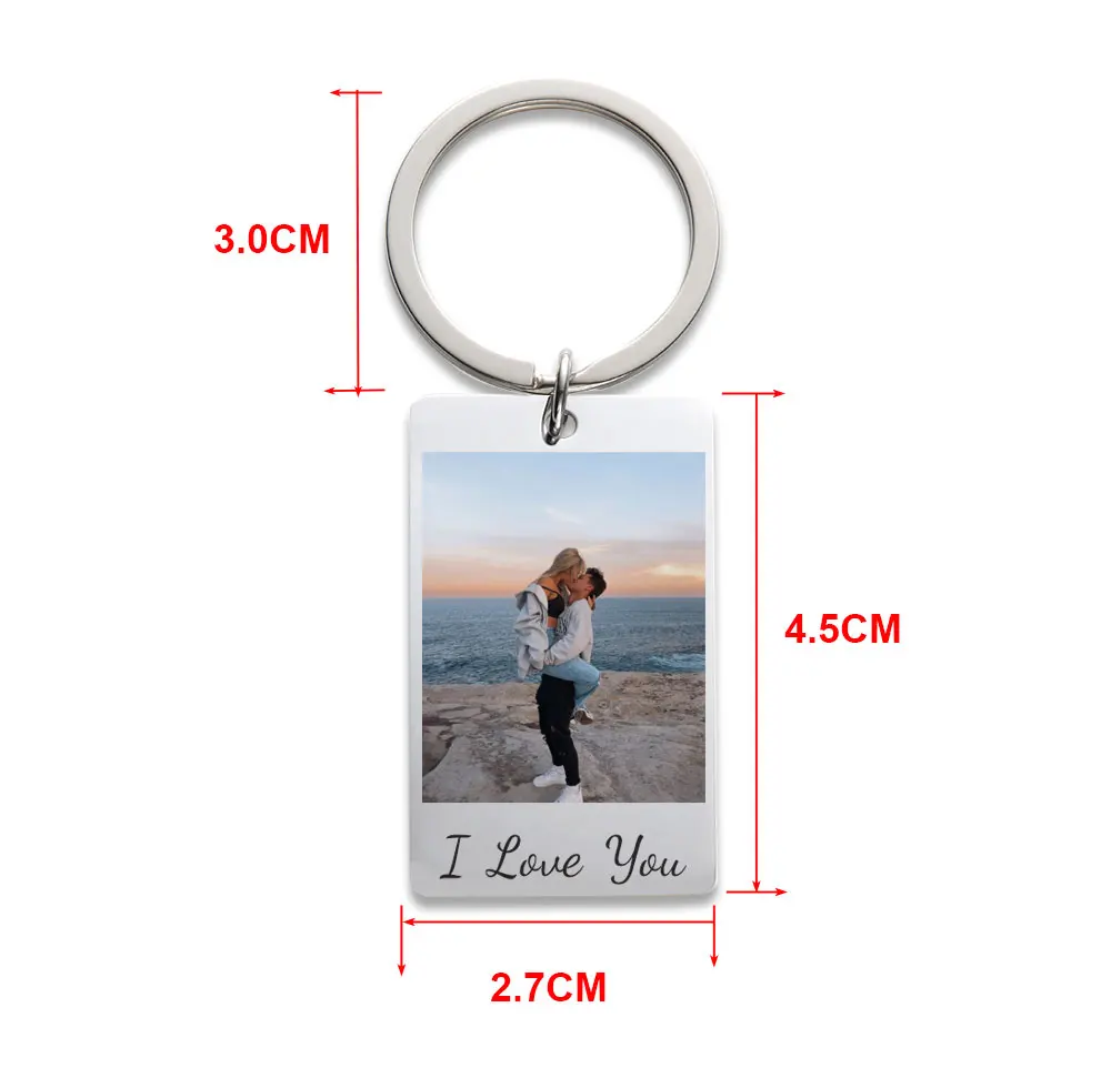 Personalised Photo Keyring