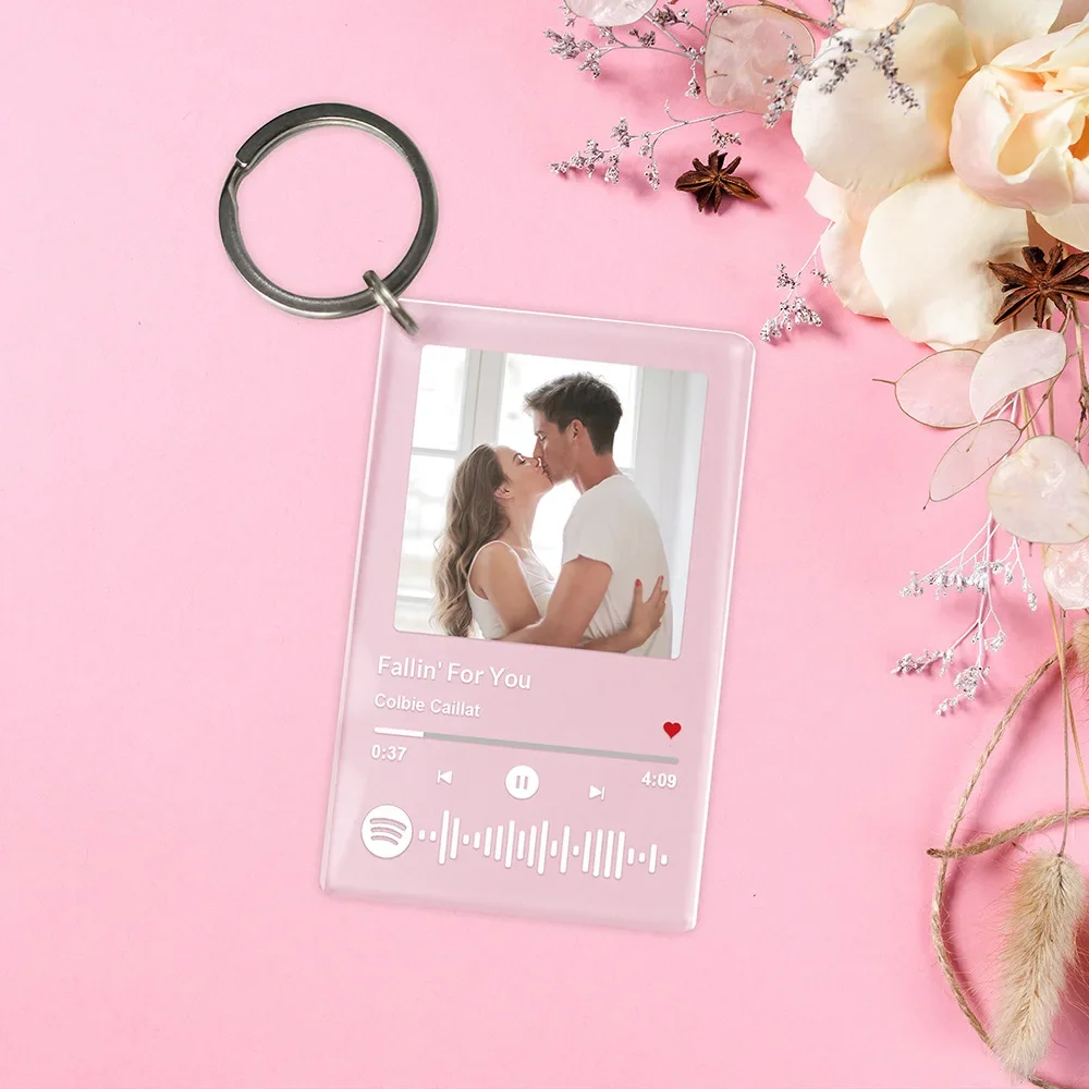 Personalized Keychain with Song