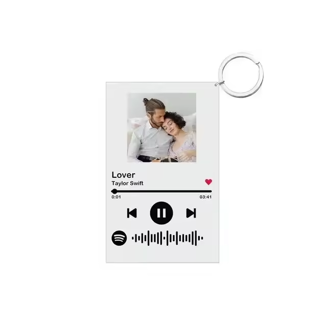 Personalized Keychain with Song
