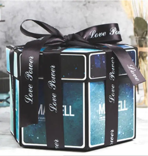 Cute Couple Photo Box Gift