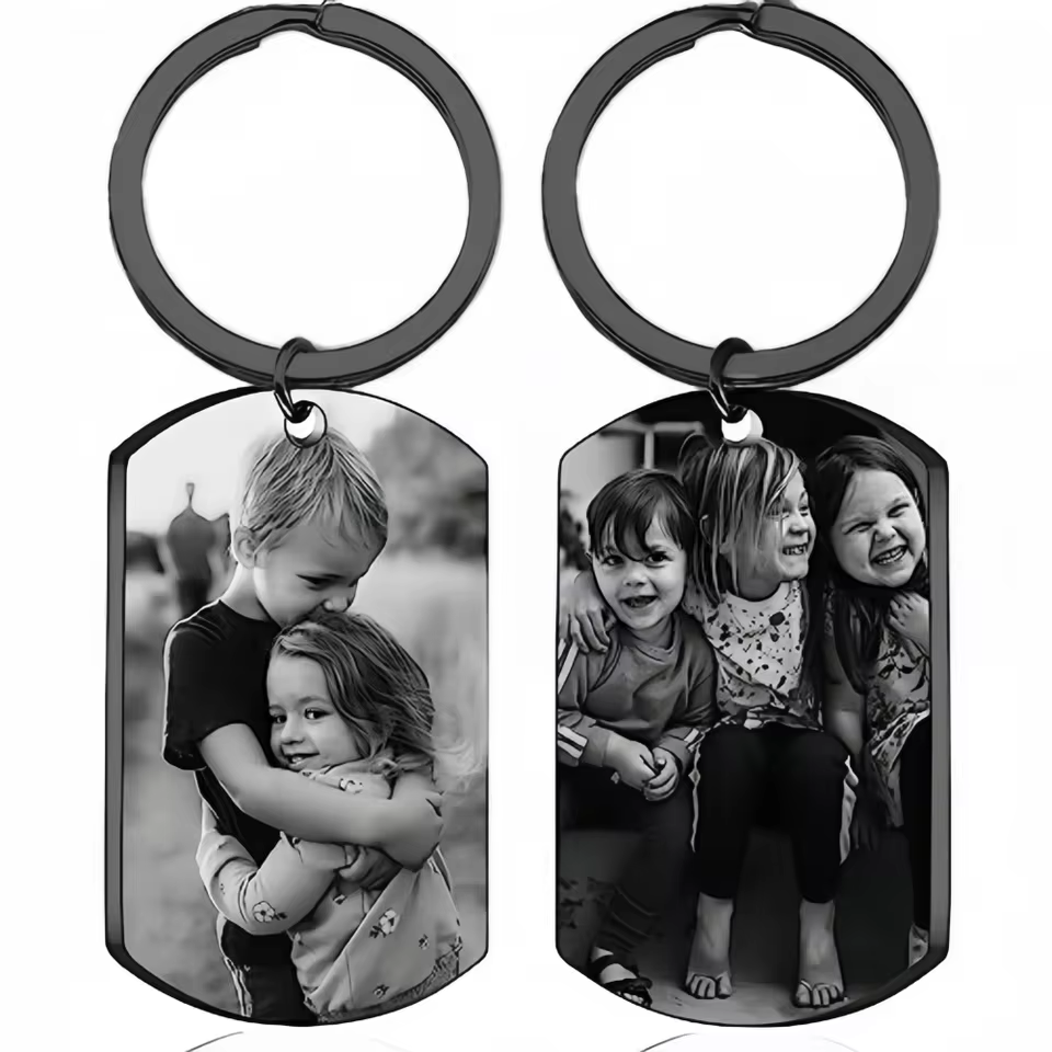 Personalized Photo Keychain for Couples