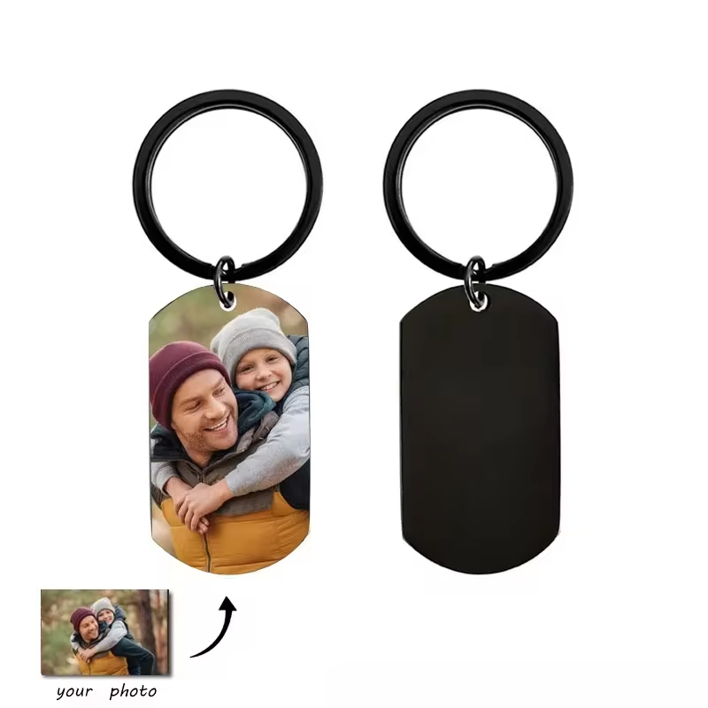 Personalized Photo Keychain for Couples