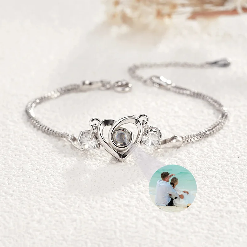 Photo Projection Charm Bracelet
