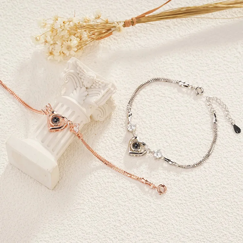 Photo Projection Charm Bracelet