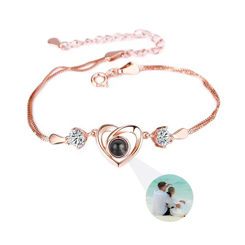 Photo Projection Charm Bracelet