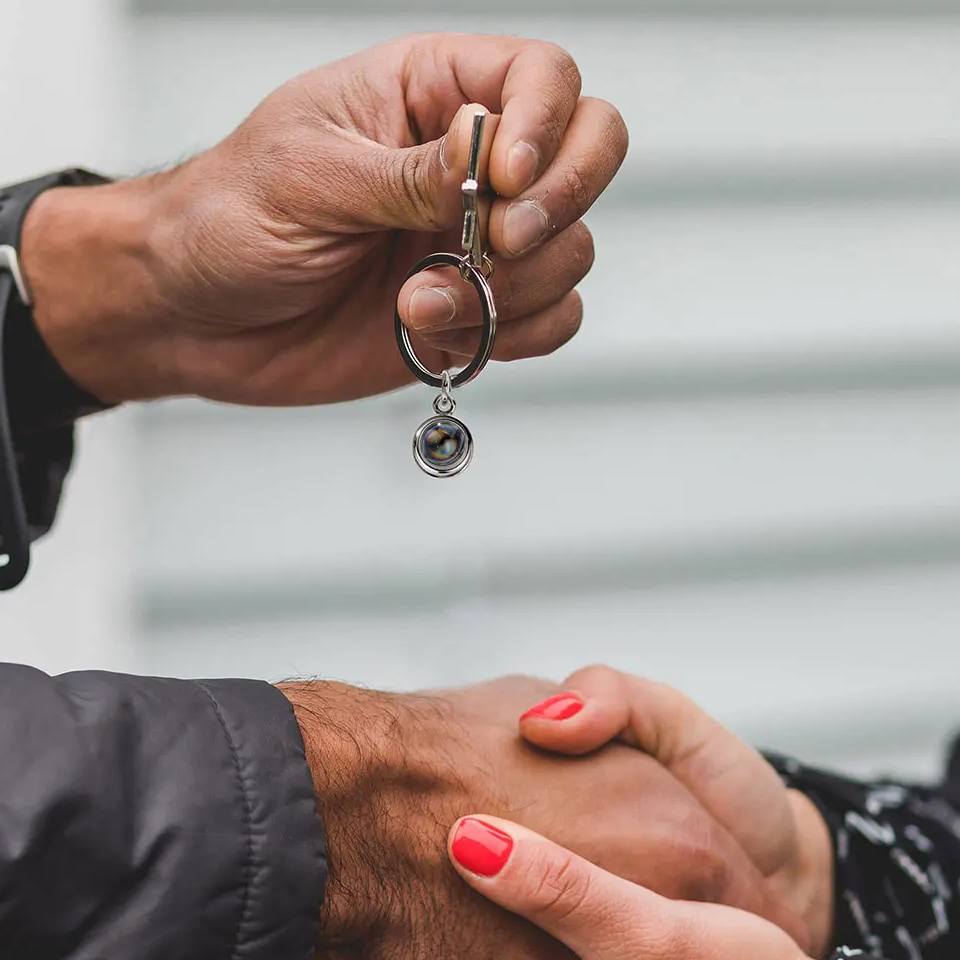 Personalized Photo Projection Keychain