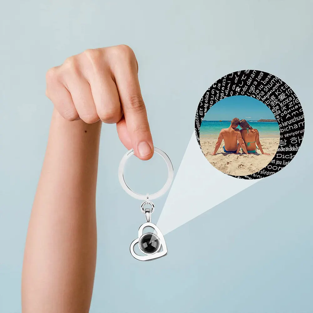 Personalized Photo Projection Keychain